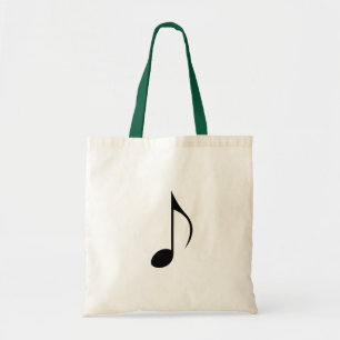 Bolso De Tela Octava nota o quaver - nota musical