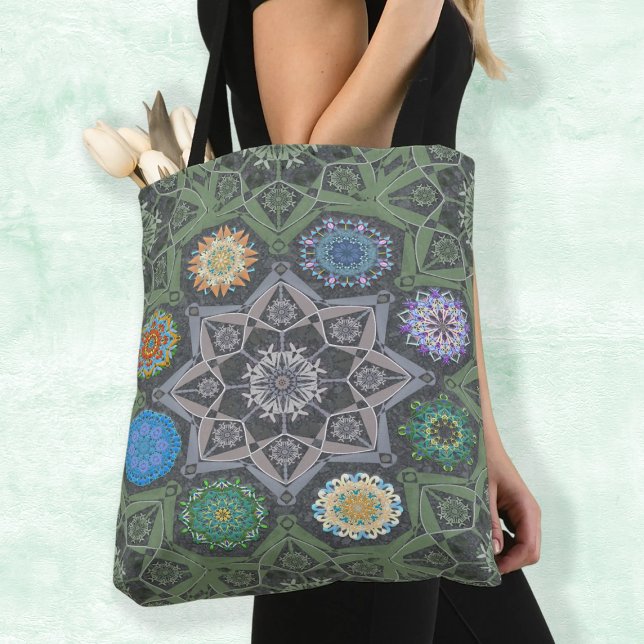Bolso De Tela Octo brightener arabesca Piedra árabe verde (Subido por el creador)