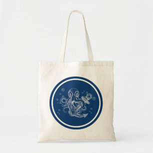 Bolso De Tela Octopus con ancla