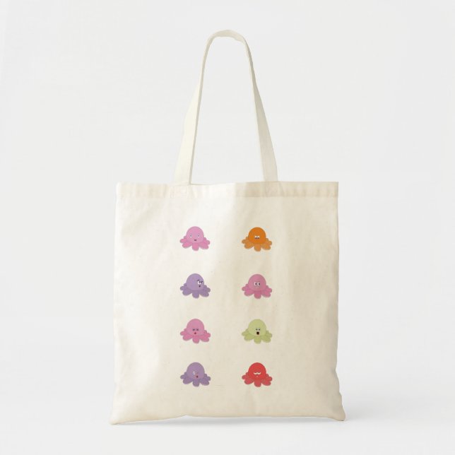 Bolso De Tela Octopus cutáneo (Frente)