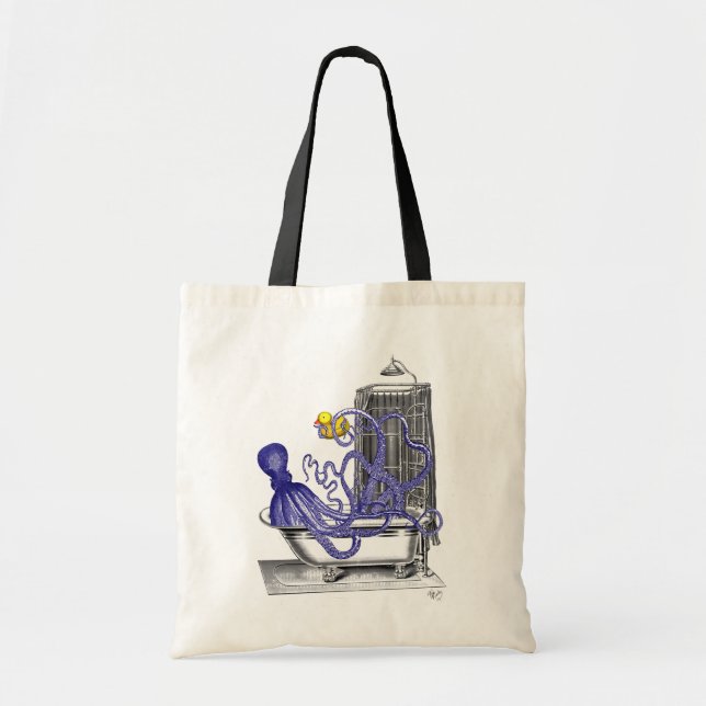 Bolso De Tela Octopus en Bath 2 (Frente)