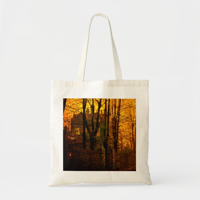 Bolso De Tela Octubre después del glow John Atkinson Grimshaw (Frente)