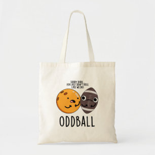 Bolso De Tela Odddball Funny Football Pun