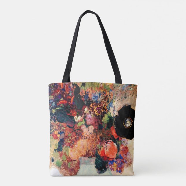 Bolso De Tela Odilon Redon - Disquete negro (Reverso)