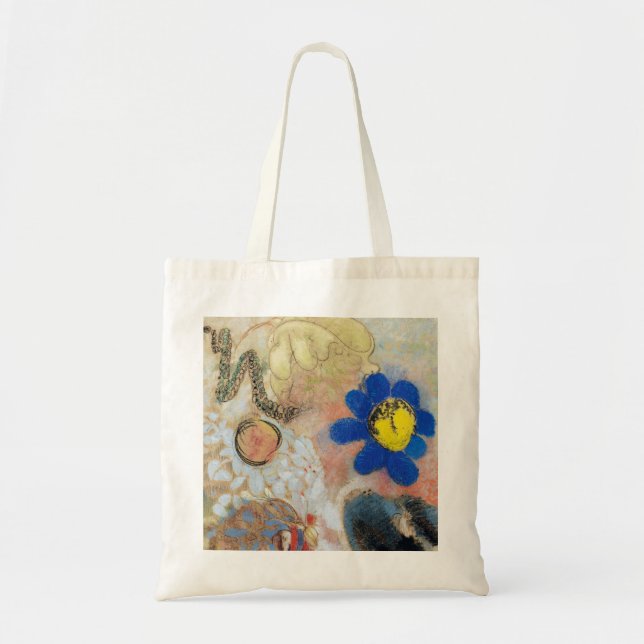 Bolso De Tela Odilon Redon - flora del submarino marino (Frente)