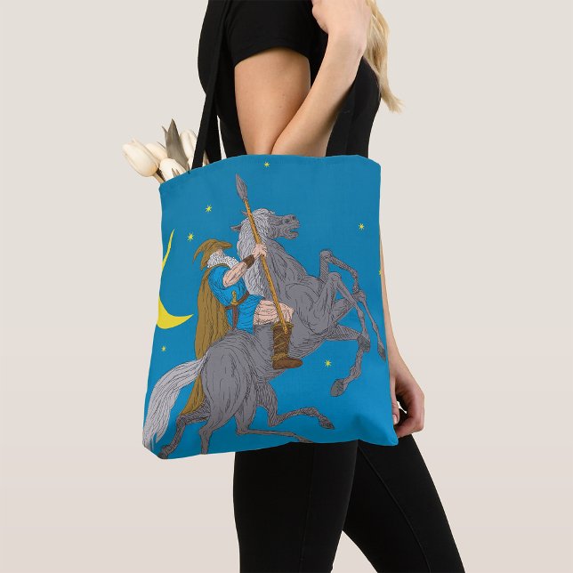 Bolso De Tela Odin Riding Sleipnir Norse Mythology Viendo a Dios (Subido por el creador)
