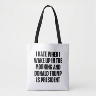 Bolso De Tela Odio cuando Trump es gracioso para el presidente