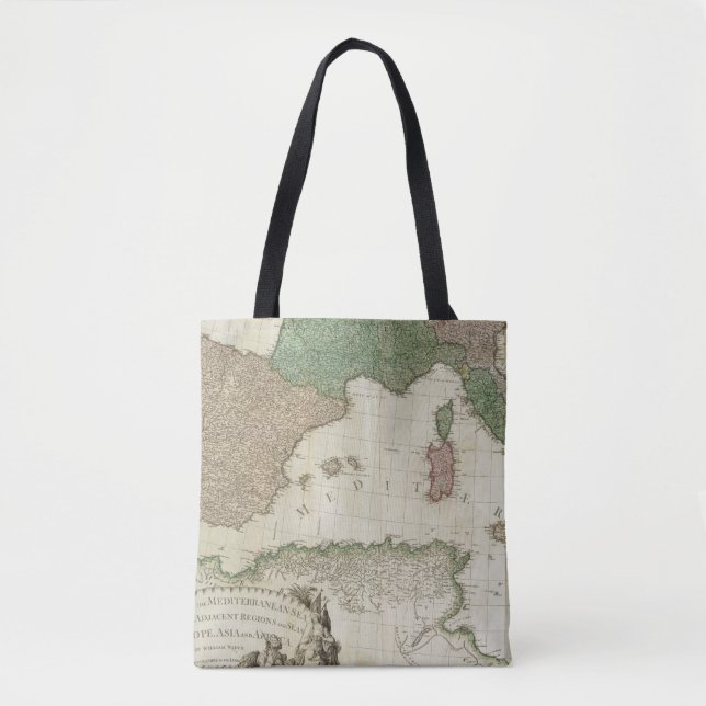 Bolso De Tela Oeste mediterráneo (Anverso)
