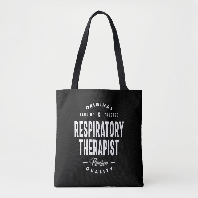Bolso De Tela Oferta de empleo de terapeuta respiratoria (Anverso)