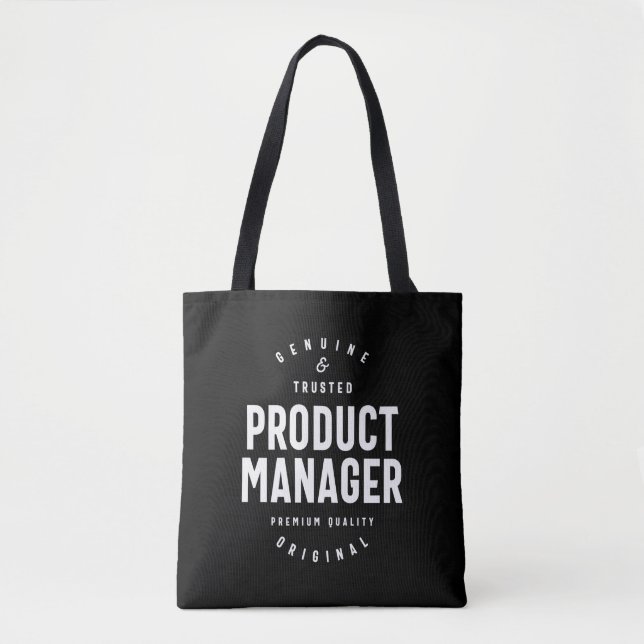 Bolso De Tela Oferta de títulos de trabajo de Product Manager (Anverso)