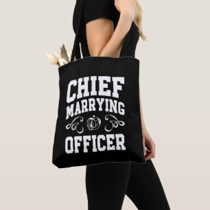 Bolso De Tela Oficial Jefe de Matrimonios - Diseños de Oficiante