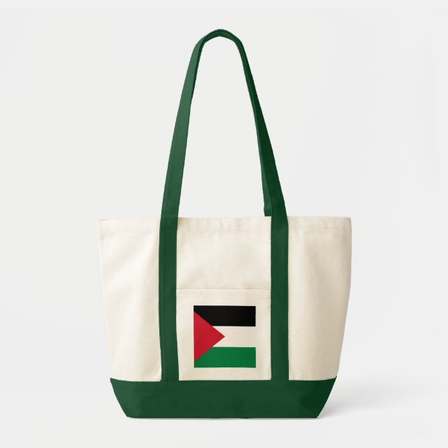 Bolso De Tela oficialmente bandera del Estado de Palestina (Frente)