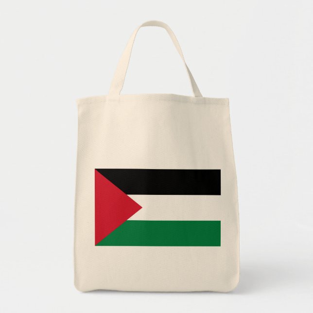 Bolso De Tela oficialmente bandera del Estado de Palestina (Frente)