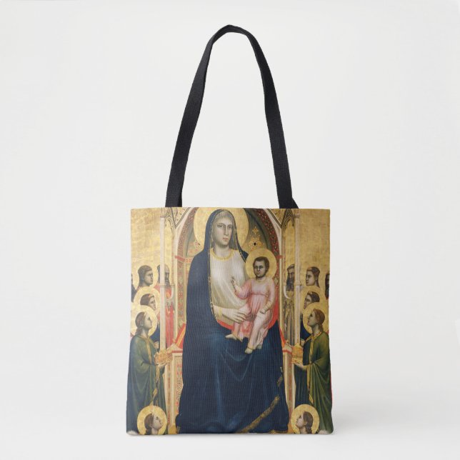 Bolso De Tela Ognissanti Madonna, Giotto, 1306-1310 (Anverso)