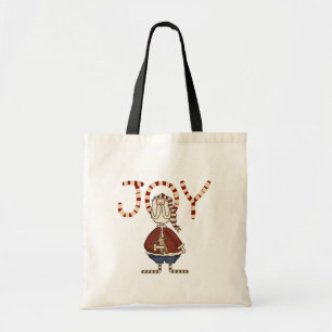 Bolso De Tela Oh Alegría, son camisetas de Navidades y regalos