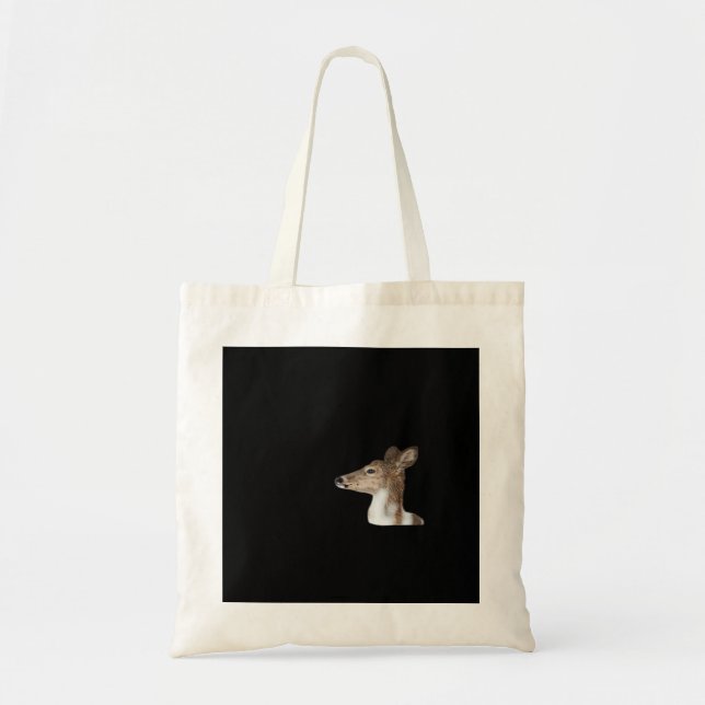 Bolso De Tela Oh Ciervo Diseño Mínimo Moderno (Frente)