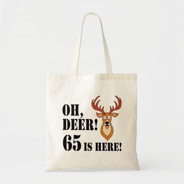 Bolso De Tela Oh Deer 65th Birthday Tote Bag (Frente)