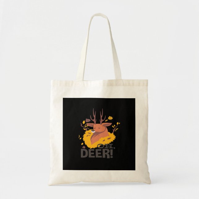 Bolso De Tela Oh Deer Creative Design Tote Bag (Frente)