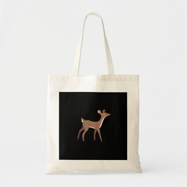 Bolso De Tela Oh Deer Me Whimsical Creative Design (Frente)