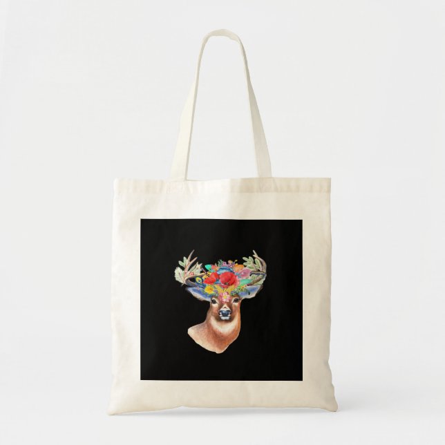Bolso De Tela Oh Deer Modern Artistic Style Tote Bag (Frente)