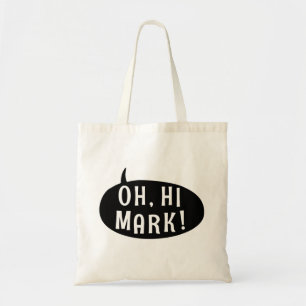 Bolso De Tela Oh hola burbuja chistosa divertida del discurso de