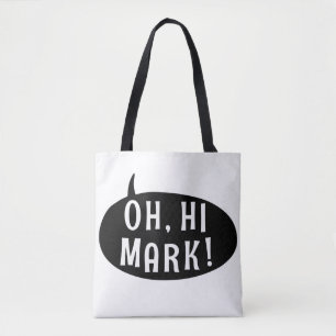 Bolso De Tela Oh Hola Mark Funny Burbuja del discurso de frases 
