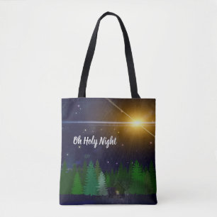 Bolso De Tela Oh Holy Nnight/Es la razón de la temporada en un