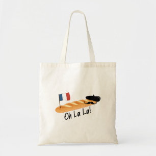Bolso De Tela Oh La La - Francés Baguette - Gracioso Francófilo