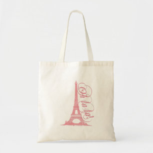 Bolso De Tela Oh La La - Torre Eiffel París Francia