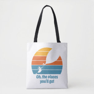 Bolso De Tela ¡Oh, los lugares a los que irás! Atardecer Retro