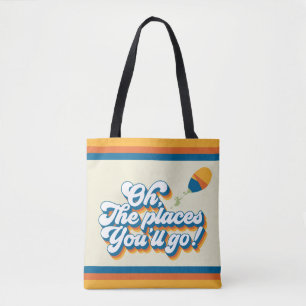 Bolso De Tela ¡Oh, los lugares a los que irás! Cita con globo