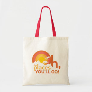 Bolso De Tela ¡Oh, los lugares a los que irás! Tipografía de pai