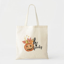 Bolso De Tela ¡Oh Menudo! Calabaza feliz de Halloween