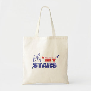 Bolso De Tela Oh mis estrellas bandera de EEUU