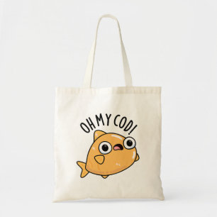 Bolso De Tela Oh My Cod Funny Fish Pun