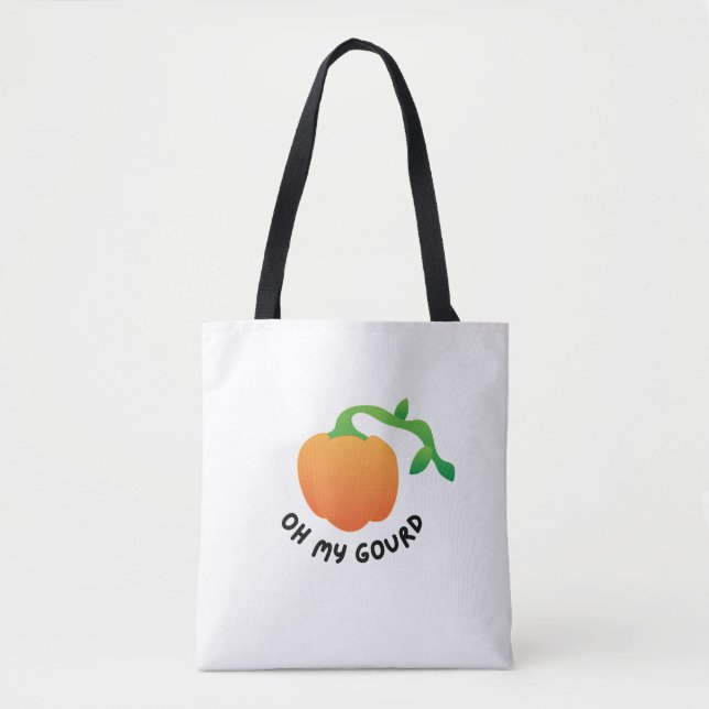 Bolso De Tela Oh my Gourd (Anverso)