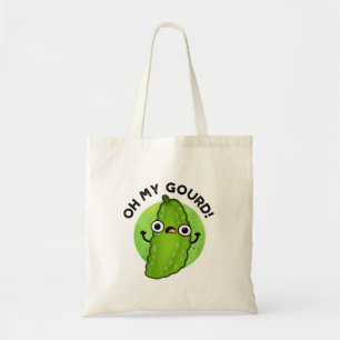 Bolso De Tela Oh My Gourd Funny Veggie Pun