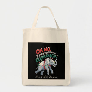 Bolso De Tela Oh No, he cogido el regalo de elefante equivocado