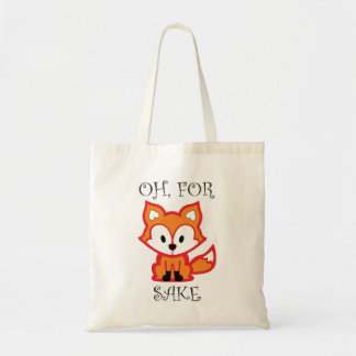 Bolso De Tela ¡Oh para el motivo del Fox!