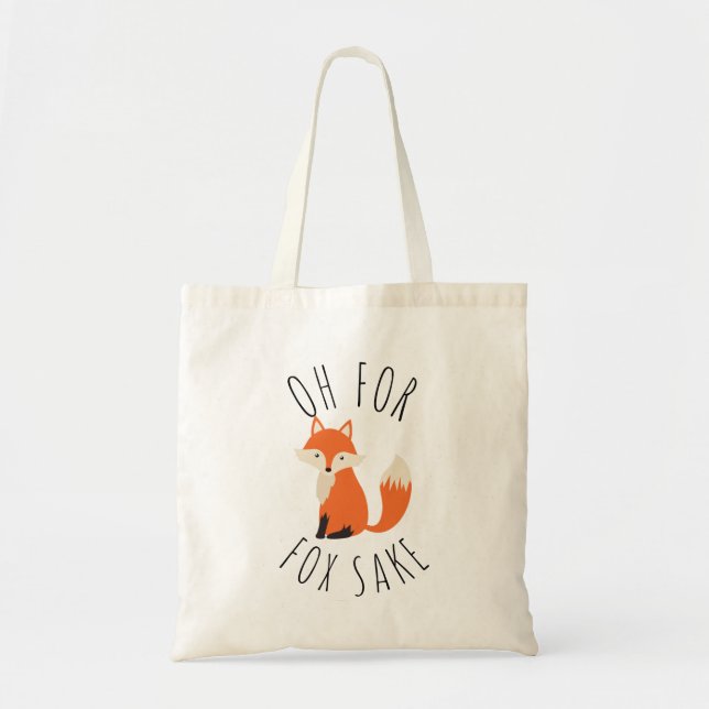 Bolso De Tela Oh por Fox Sake (Frente)