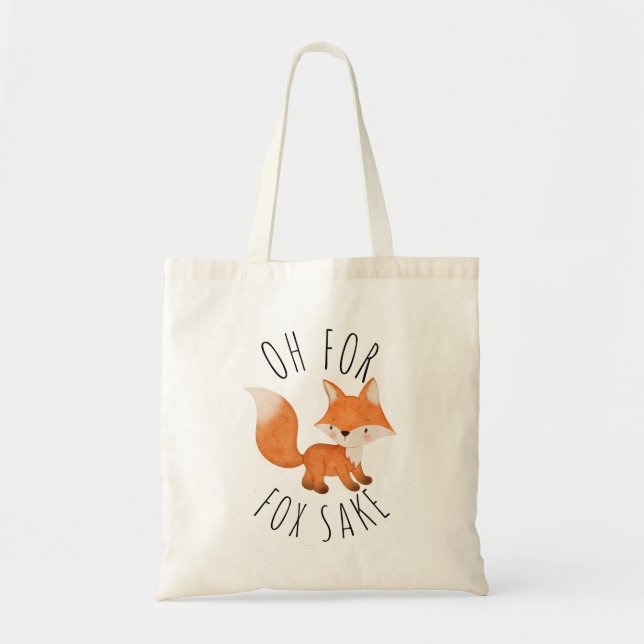 Bolso De Tela Oh por Fox Sake (Frente)