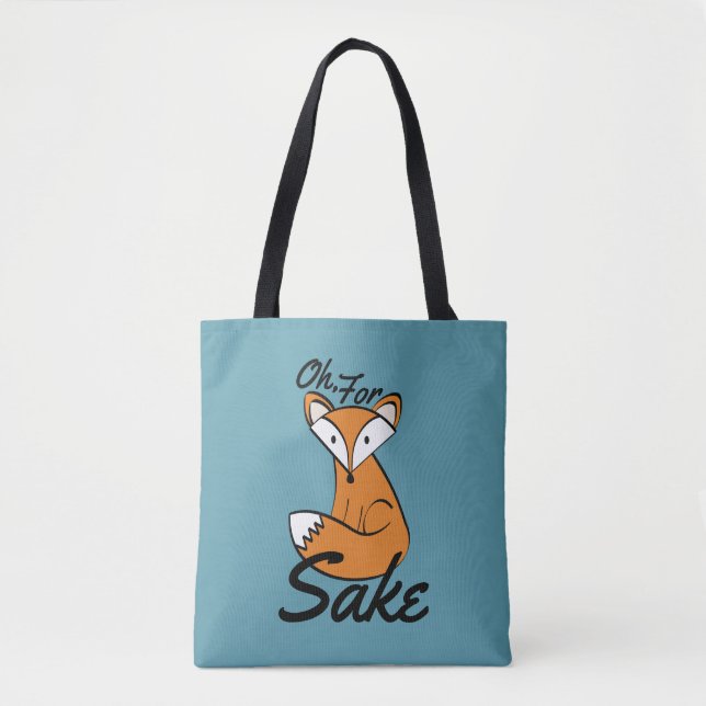Bolso De Tela Oh, Por Fox Sake (Anverso)