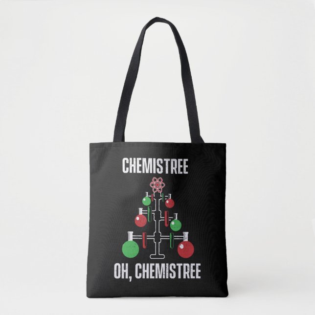 Bolso De Tela Oh Químico Árbol Químico Ciencia Pun (Anverso)