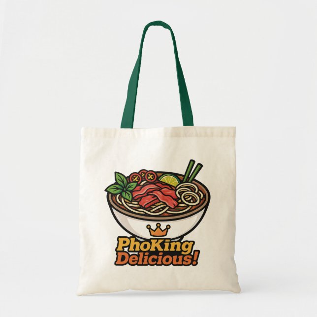 Bolso De Tela ¡Oh, rey Delicioso! (Frente)