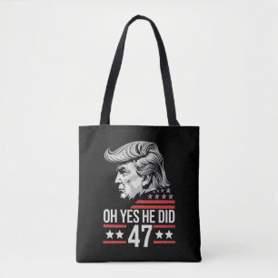 Bolso De Tela ¡Oh Sí Lo Hizo 47 Trump 2024 