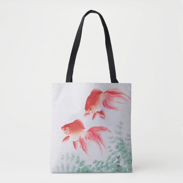 Bolso De Tela ohara koson's Japanese painting tote bag,小原古邨 (Anverso)