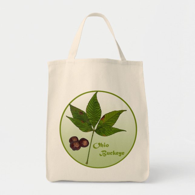 Bolso De Tela Ohio Buckeye Tree (Frente)