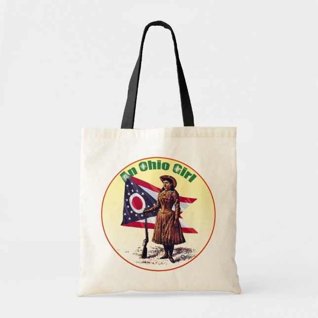Bolso De Tela Ohio Chica, Annie Oakley (Frente)