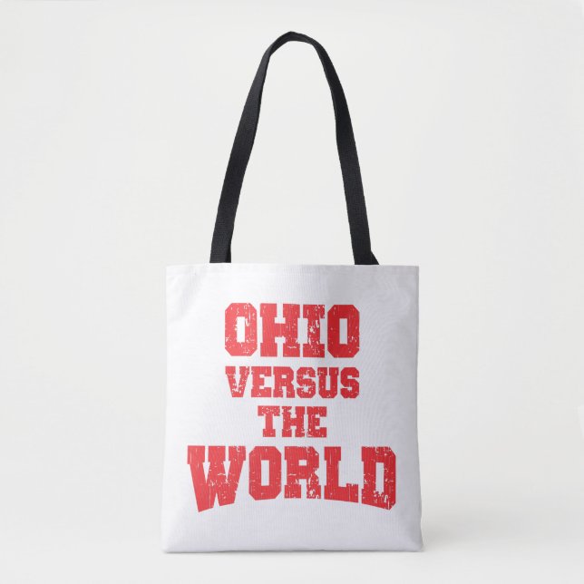 BOLSO DE TELA OHIO VERSUS THE WORLD (Anverso)