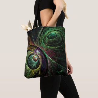 Bolso De Tela Ojo a ojo Resumen arte